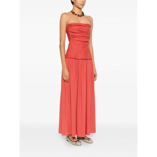 26SS 페이스풀더브랜드 롱 원피스 FF3953 DTO HEDY MAXI DUTOM RED - FAITHFULL THE BRAND