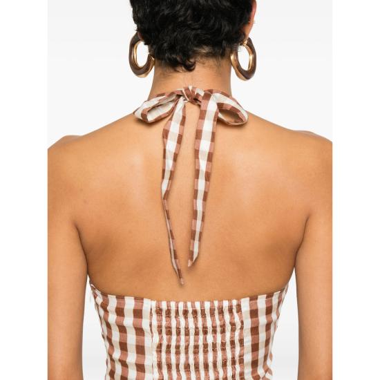 26SS 페이스풀더브랜드 미디 원피스 FF3637 GGC MARAIS MIN GICED BROWN NEUTRALS - FAITHFULL THE BRAND