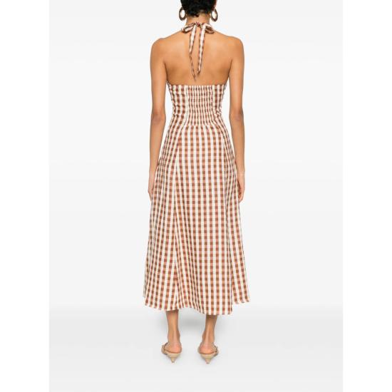 26SS 페이스풀더브랜드 미디 원피스 FF3637 GGC MARAIS MIN GICED BROWN NEUTRALS - FAITHFULL THE BRAND