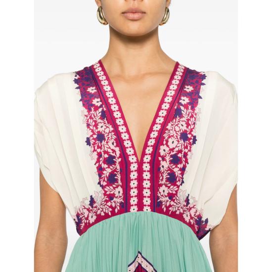 26SS 라 더블제이 롱 원피스 DRE0991 CHF007REG0 BR05 NEUTRALS GREEN - LA DOUBLEJ