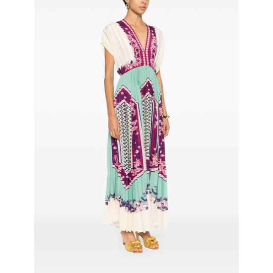 26SS 라 더블제이 롱 원피스 DRE0991 CHF007REG0 BR05 NEUTRALS GREEN - LA DOUBLEJ