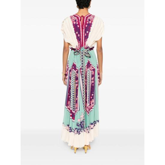 26SS 라 더블제이 롱 원피스 DRE0991 CHF007REG0 BR05 NEUTRALS GREEN - LA DOUBLEJ