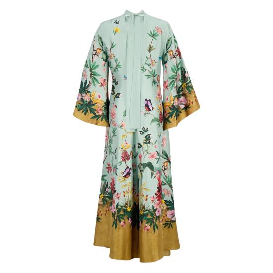 26SS 라 더블제이 미디 원피스 DRE0232 SIL001ZOF0 BU01 BLUE - LA DOUBLEJ