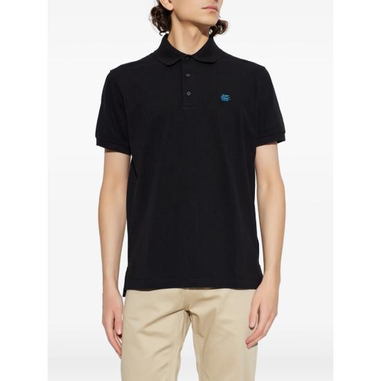 26SS 에트로 폴로 티셔츠 AU135 MRMD0005 N0000 BLACK - ETRO