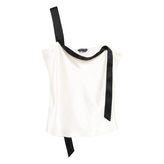 26SS 톰포드 민소매 티셔츠 FAX1685 TS2140 WNL WHITE