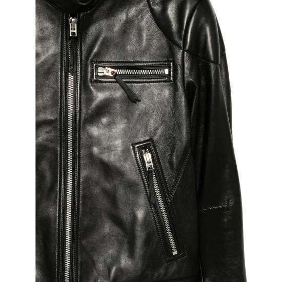 26SS 톰포드 바이커 자켓 LMN028 LXI016 NAA BLACK - TOMFORD