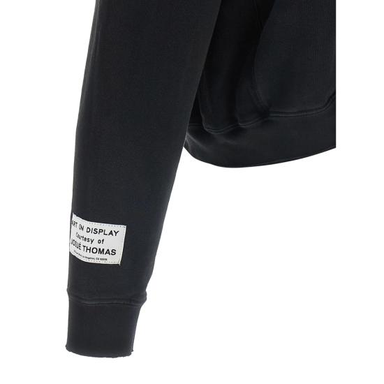 26SS 갤러리 디파트먼트 후드 티셔츠 FZ 50047 BLACK - GALLERY DEPT