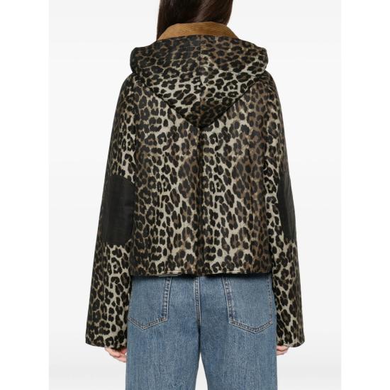 26SS 바버 X 가니 봄버 자켓 LWX1529 BK11 BROWN BLACK - BARBOUR X GANNI