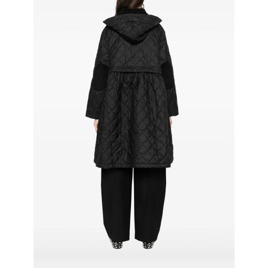 26SS 바버 X 가니 패딩 LQU1890 BK11 BLACK - BARBOUR X GANNI