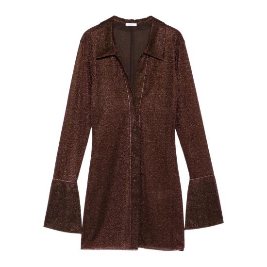 26SS 오세리 미디 원피스 LHS261 LUMIERE CHOCO BROWN