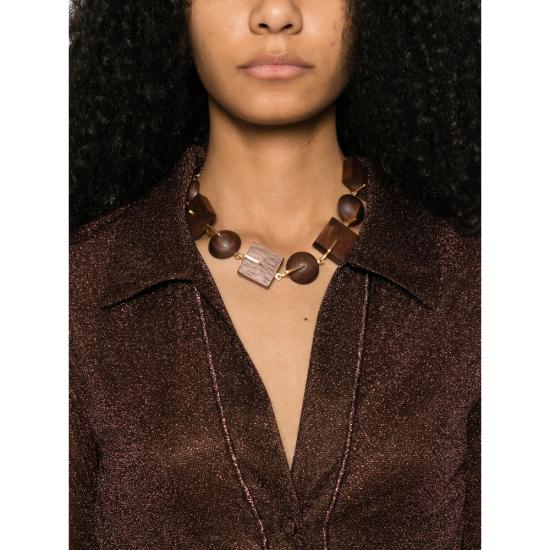 26SS 오세리 미디 원피스 LHS261 LUMIERE CHOCO BROWN - OSÉREE