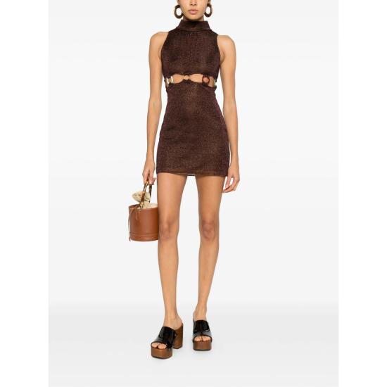 26SS 오세리 미디 원피스 AVS261 LUMIERE CHOCO BROWN - OSÉREE