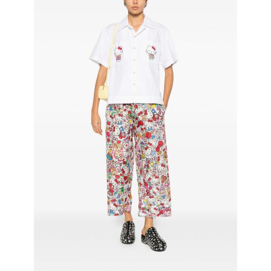 26SS 뻬로 스트레이트 팬츠 CU11K WHITE RED - PÉRO