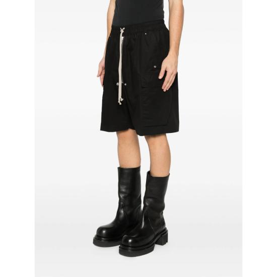 26SS 릭 오웬스 숏팬츠 RU01F2360 P 09 BLACK - RICK OWENS