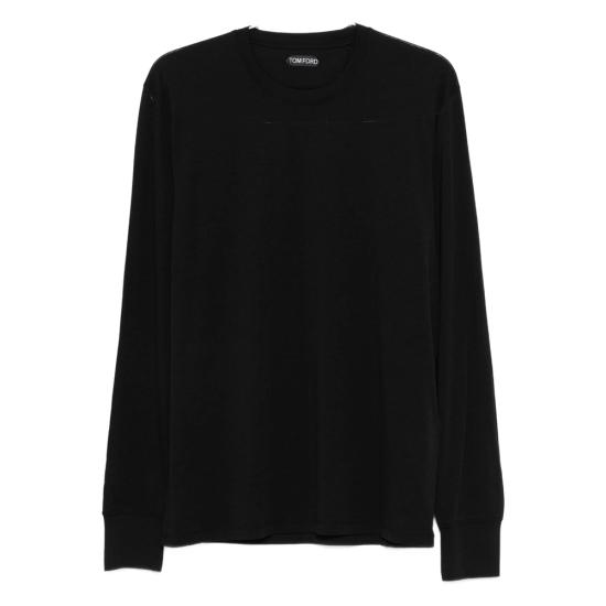 26SS 톰포드 긴팔 티셔츠 JMT012 JCL006 NAA BLACK