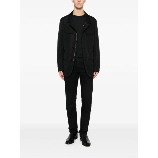 26SS 톰포드 긴팔 티셔츠 JMT012 JCL006 NAA BLACK - TOMFORD