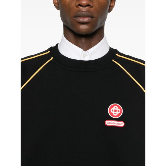 25FW 카사블랑카 니트웨어 JTP 437 01 BLACK - CASABLANCA