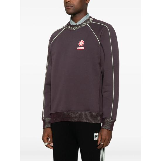 25FW 카사블랑카 니트웨어 JTP 436 01 AUBER PURPLE - CASABLANCA