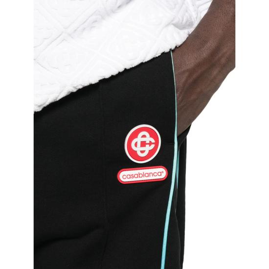 25FW 카사블랑카 트레이닝/조거 팬츠 JTR 309 01 BLACK - CASABLANCA