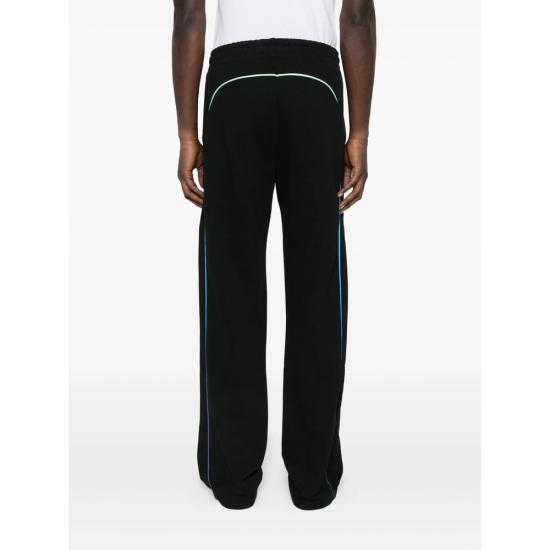 25FW 카사블랑카 트레이닝/조거 팬츠 JTR 309 01 BLACK - CASABLANCA