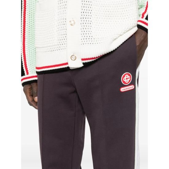 25FW 카사블랑카 트레이닝/조거 팬츠 JTR 296 01 AUBER PURPLE - CASABLANCA