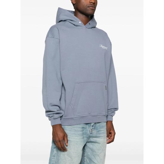 25FW 리프레젠트 후드 티셔츠 OCM41200 08 DUBLU BLUE - REPRESENT