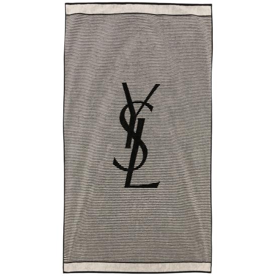 25SS 생로랑 비치용품 827495 3Y106 9760 BLACK NEUTRALS - SAINT LAURENT