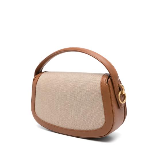 25SS 생로랑 볼테르 하프문 숄더백 787671 FACW6 9856 NEUTRALS BROWN - SAINT LAURENT