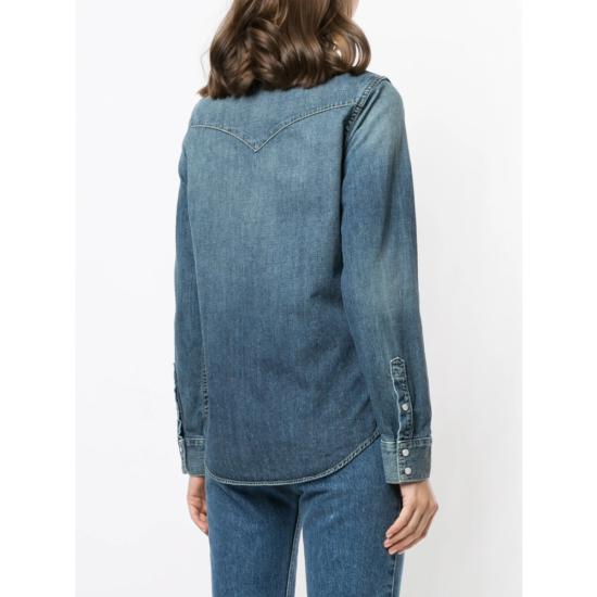 26SS 닐리로탄 셔츠 11032 W46 TRAVIS CLAWA BLUE - NILI LOTAN