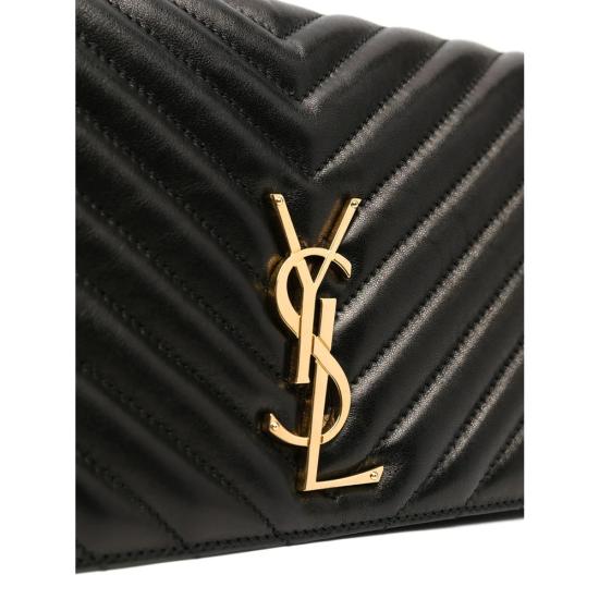 25SS 생로랑 숄더백 660618 1ELX1 1000 BLACK - SAINT LAURENT