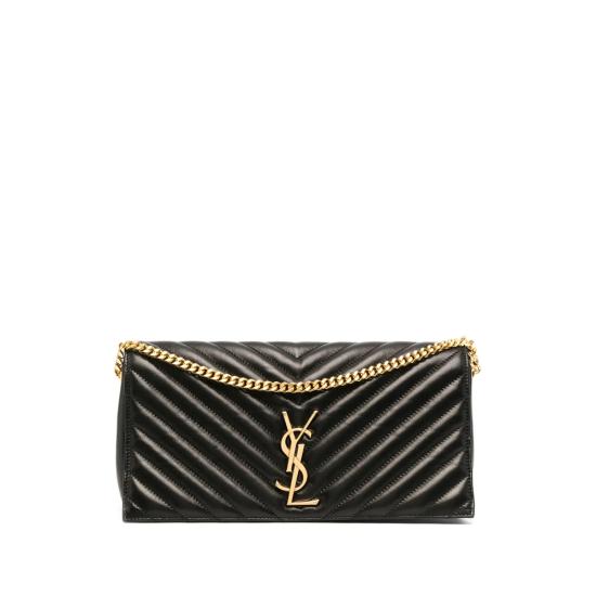 25SS 생로랑 숄더백 660618 1ELX1 1000 BLACK - SAINT LAURENT