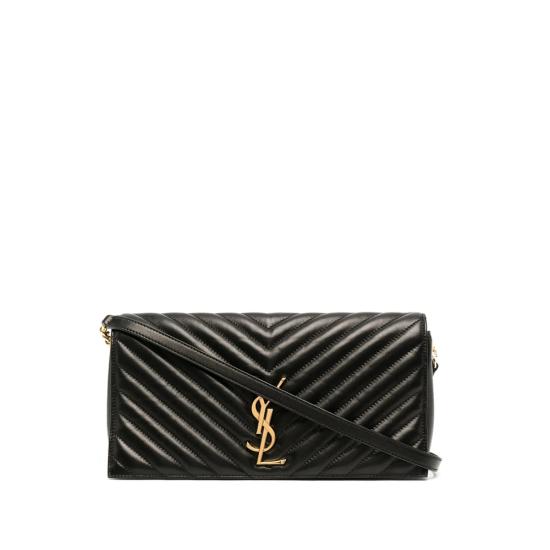 25SS 생로랑 숄더백 660618 1ELX1 1000 BLACK - SAINT LAURENT