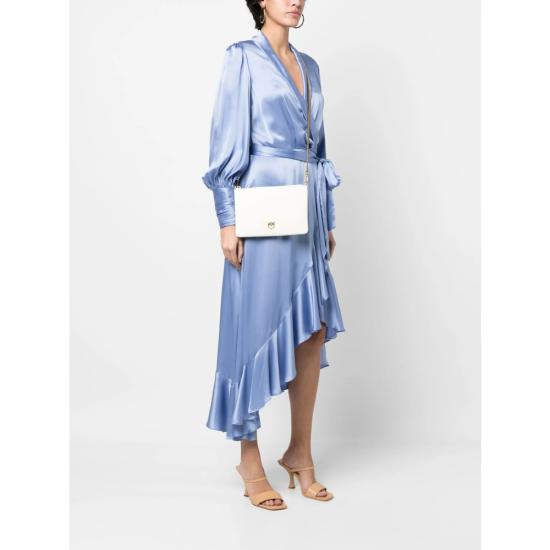 26SS 핑코 크로스백 100455 A0F1 Z14Q WHITE - PINKO