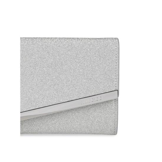 26SS 지미추 클러치/파우치 EMMIE IGT SILVE GREY NEUTRALS - JIMMY CHOO