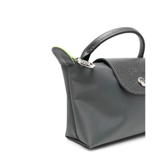 26SS 롱샴 르 플리아쥬 핸들 파우치 34175919 P66 GREY - LONGCHAMP