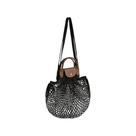 26SS 롱샴 플리아쥬 필렛 L 탑 핸들백 10121HVH 001 BLACK - LONGCHAMP