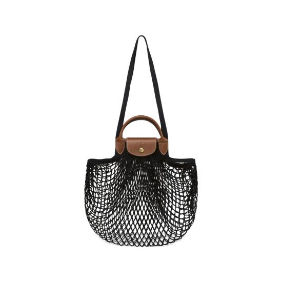 26SS 롱샴 플리아쥬 필렛 L 탑 핸들백 10121HVH 001 BLACK