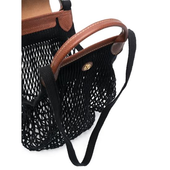 26SS 롱샴 플리아쥬 필렛 L 탑 핸들백 10121HVH 001 BLACK - LONGCHAMP