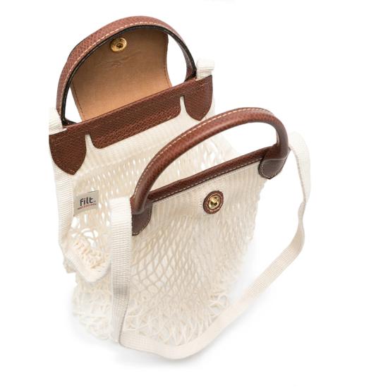 26SS 롱샴 플리아쥬 필렛 L 탑 핸들백 10121HVH 037 NEUTRALS - LONGCHAMP