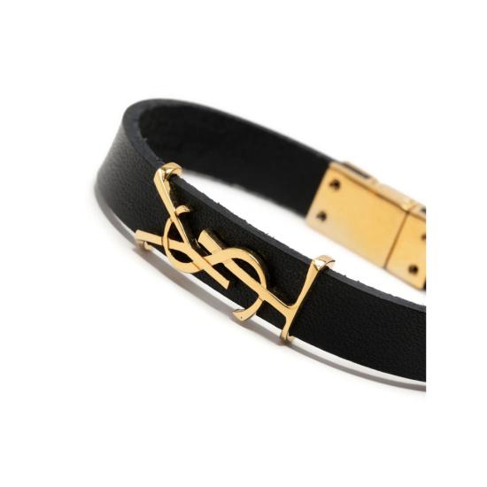 25SS 생로랑 브레이슬릿 708815 0IH0J 1000 BLACK - SAINT LAURENT