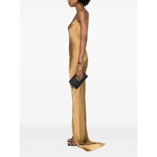 25SS 생로랑 그레인 레더 업타운 체인 지갑 607788 1GF0J 1000 BLACK - SAINT LAURENT