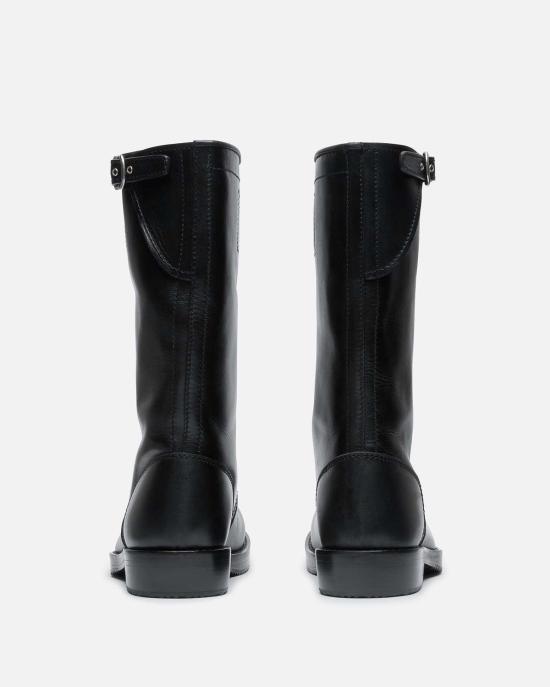  드리스 반 노튼 부츠 Dries Van Noten 가죽 바이커 - DRIES VAN NOTEN