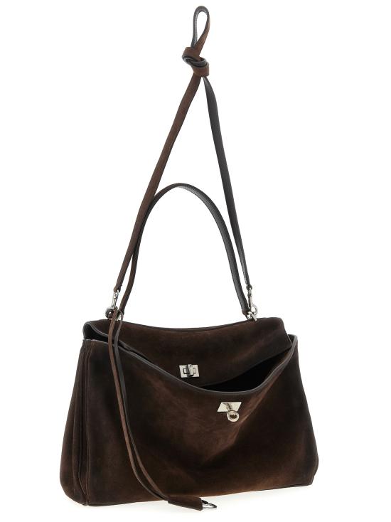  발렌시아가 로데오 미디움 핸드백 789772 2AB4G 2308 BROWN DOM - BALENCIAGA