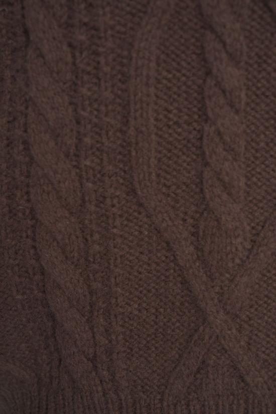 25FW 리우조 니트웨어 MF5423MS040 Brown - LIU JO