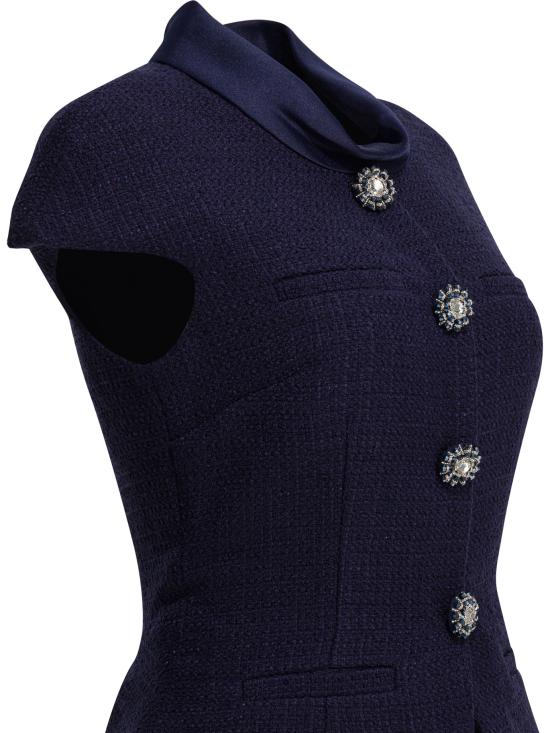 26SS 셀프 포트레이트 롱 원피스 RS26 161M NNAVY Blue - SELF PORTRAIT