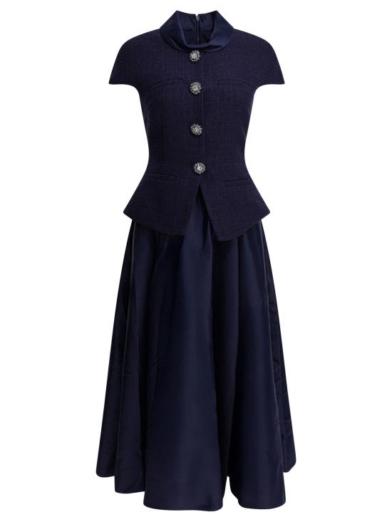 26SS 셀프 포트레이트 롱 원피스 RS26 161M NNAVY Blue