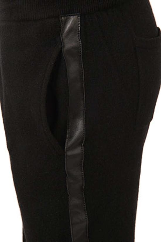  블루&크림 트레이닝/조거 팬츠 트랙  블랙 - BLUE&CREAM