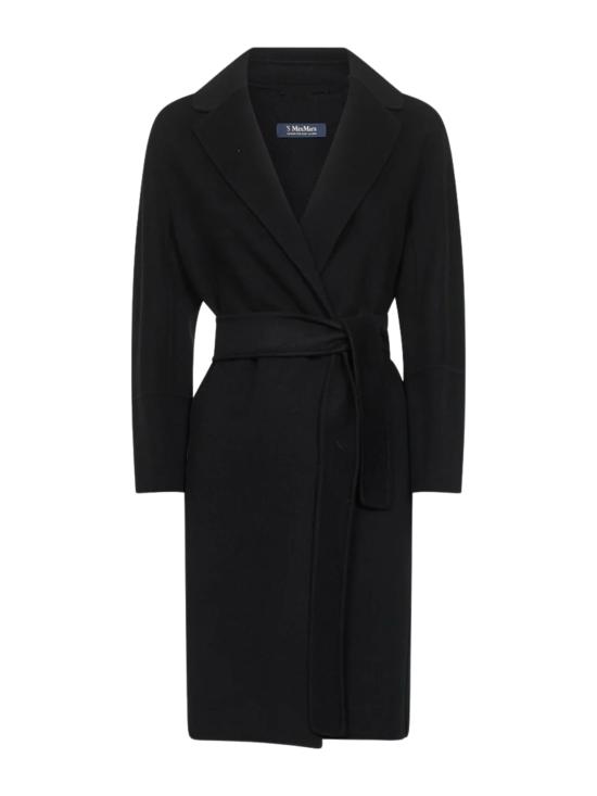 25FW 에스막스마라 ARONA 아로나 쇼트 더블 페이스 울 코트 2529016071600 ARONA013 Black