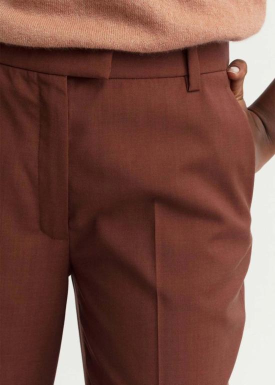  Iris Von Arnim 스트레이트 팬츠 Lumira 팬츠 체스트넛 - OTHER BRANDS