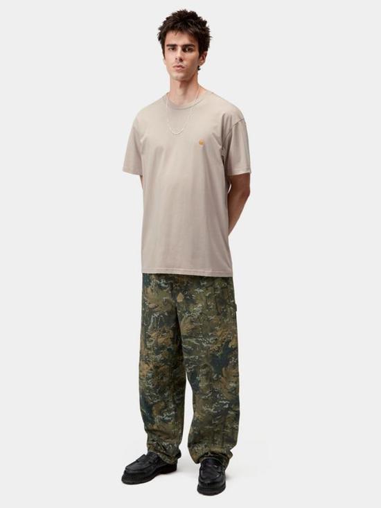 26SS 칼하트 WIP 반팔 티셔츠 I026391 38A XX Sel gold - CARHARTT WIP